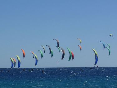 Astrid Berz Kitesurfer