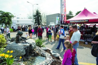 Die Fruehlingsmesse Bauen_Wohnen hat Charme und gibt Ideen für das Eigenheim.